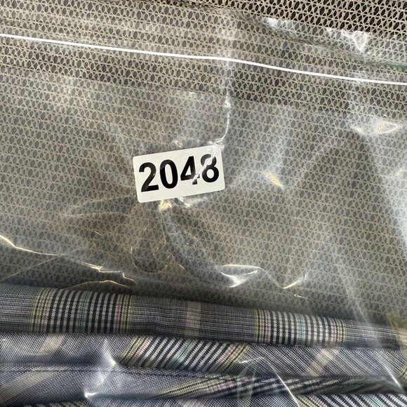 Cato Womens Size 16 Blue/White Striped Cropped Capri Pants - Picture 8 of 11